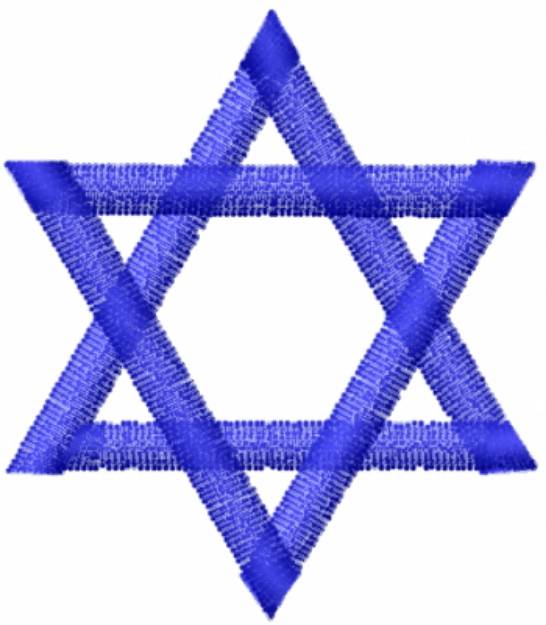 Picture of Star of David Machine Embroidery Design