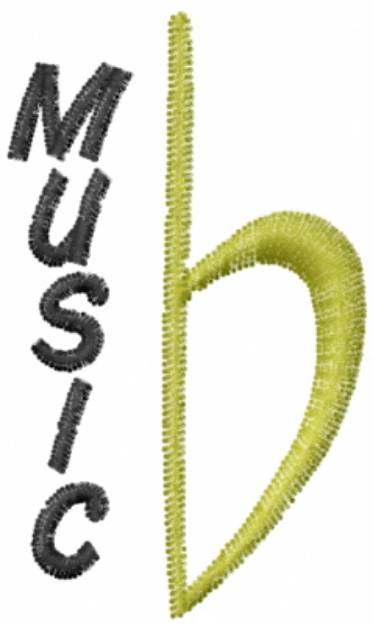 Picture of MUSIC Machine Embroidery Design