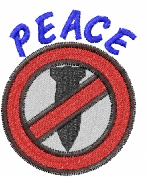 Picture of PEACE Machine Embroidery Design