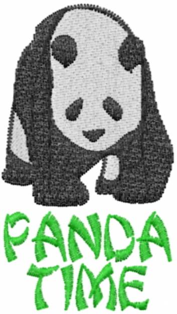 Picture of PANDA TIME Machine Embroidery Design