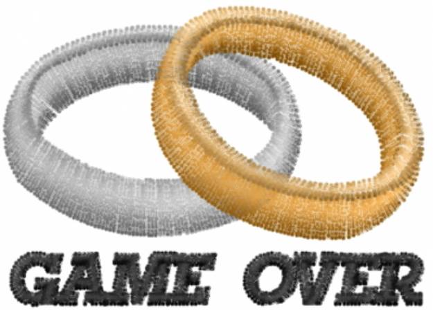 Picture of GAME OVER Machine Embroidery Design