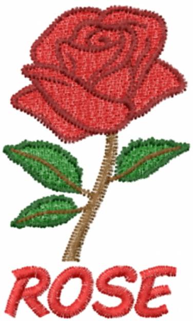 Picture of ROSE Machine Embroidery Design