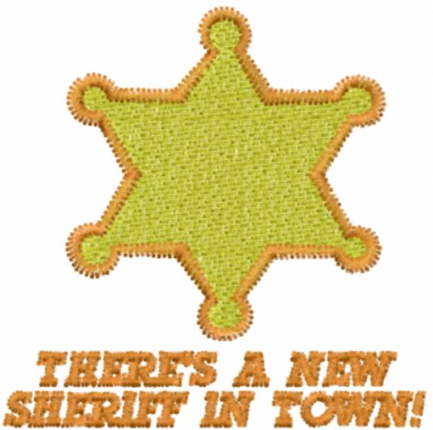 Picture of THERES A NEW SHERIFF IN TOWN Machine Embroidery Design