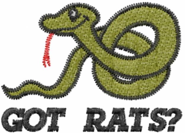 Picture of GOT RATS? Machine Embroidery Design