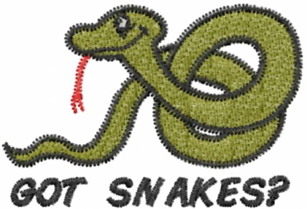 Picture of GOT SNAKES? Machine Embroidery Design