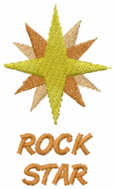 Picture of ROCK STAR Machine Embroidery Design
