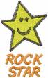 Picture of ROCK STAR Machine Embroidery Design