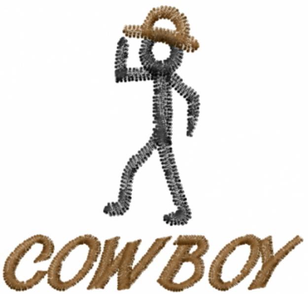 Picture of COWBOY Machine Embroidery Design
