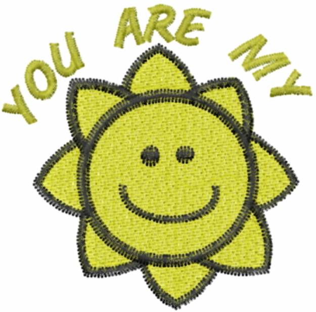 Picture of YOU ARE MY Machine Embroidery Design