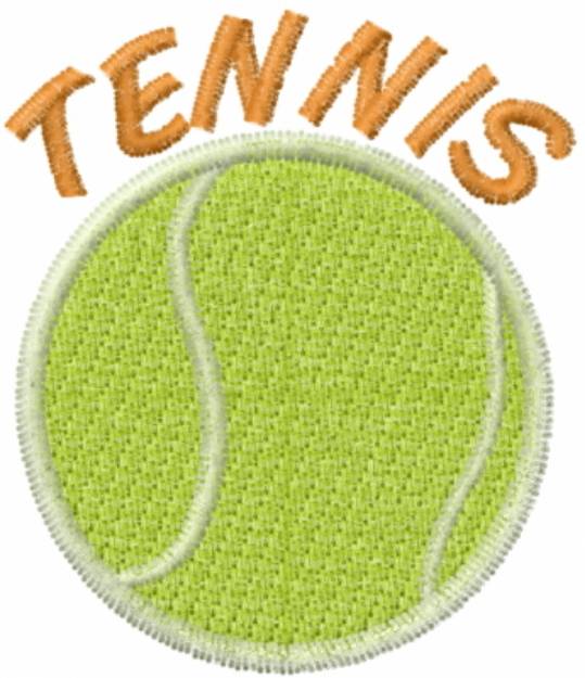 Picture of TENNIS Machine Embroidery Design