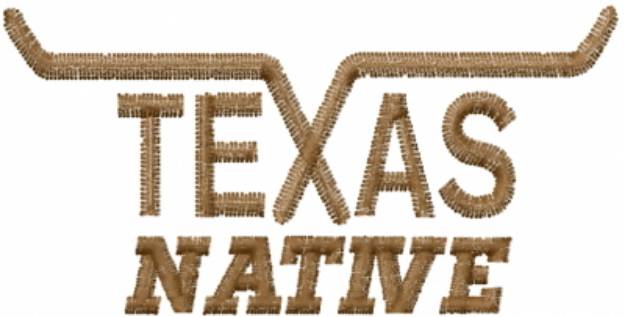 Picture of TEXAS NATIVE Machine Embroidery Design
