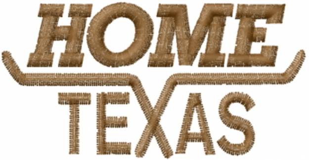 Picture of TEXAS HOME Machine Embroidery Design