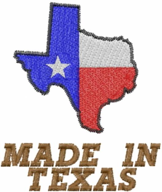 Picture of MADE IN TEXAS Machine Embroidery Design