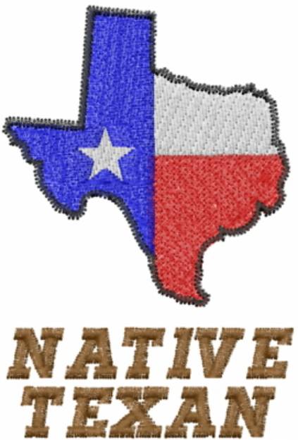 Picture of NATIVE TEXAN Machine Embroidery Design