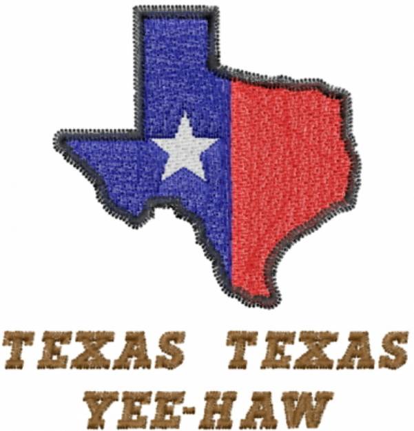 Picture of YEE HAW Machine Embroidery Design