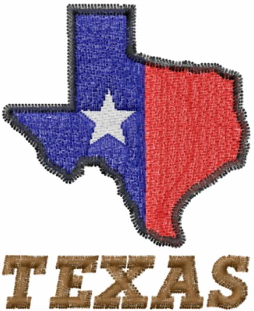 Picture of TEXAS Machine Embroidery Design