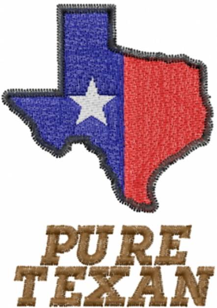 Picture of PURE TEXAN Machine Embroidery Design
