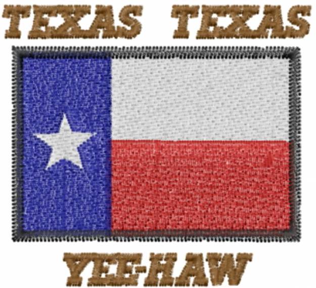 Picture of TEXAS TEXAS YEEHAW Machine Embroidery Design