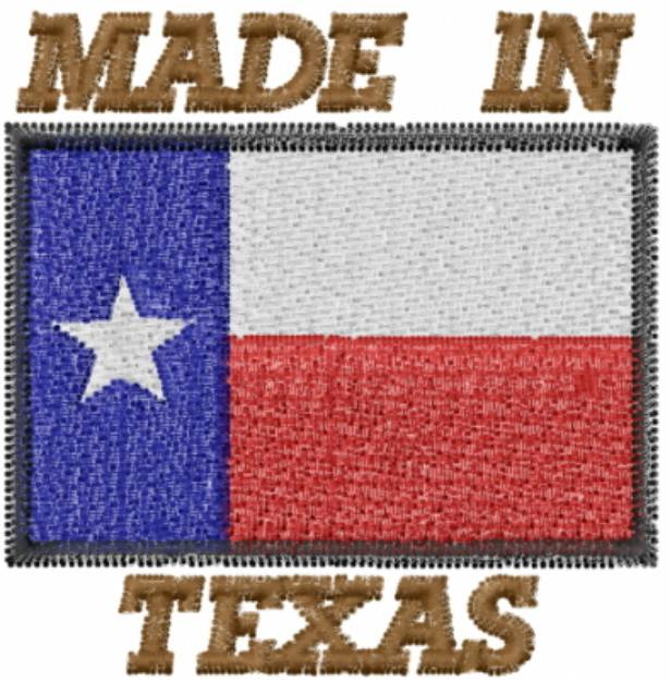 Picture of MADE IN TEXAS Machine Embroidery Design
