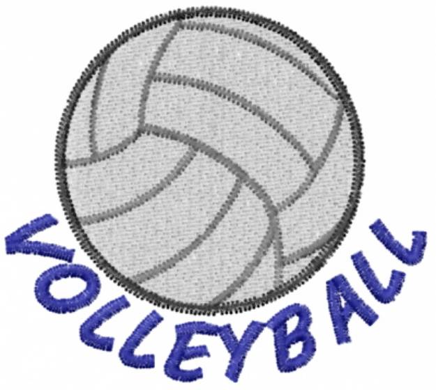 Picture of VOLLEYBALL Machine Embroidery Design