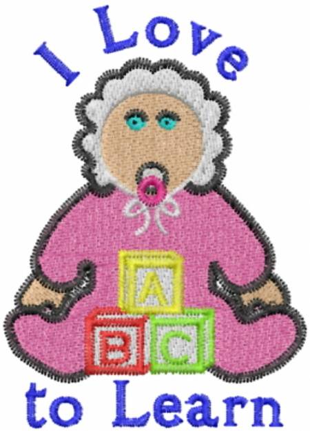 Picture of Love To Learn Machine Embroidery Design