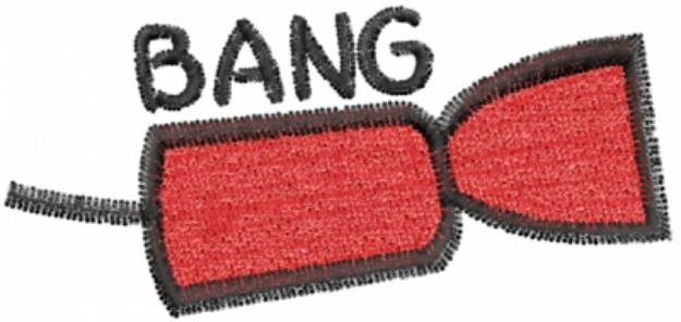 Picture of Firecracker Bang Machine Embroidery Design