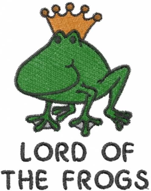 Picture of Lord Of The Frogs Machine Embroidery Design