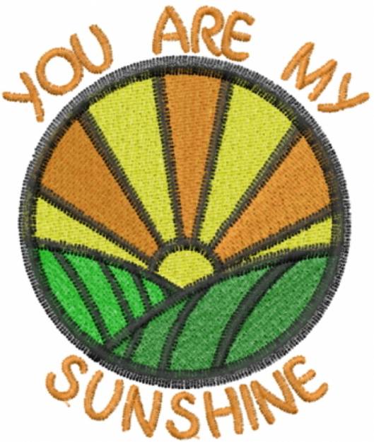 Picture of Are My Sunshine Machine Embroidery Design