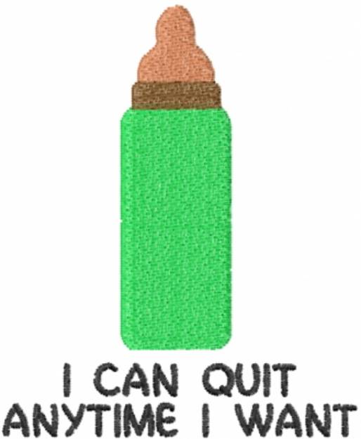 Picture of Quit Anytime Machine Embroidery Design