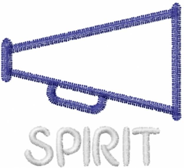 Picture of Cheerleader Spirit Machine Embroidery Design
