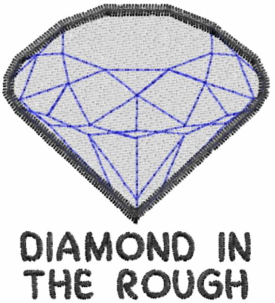 Picture of Diamond In The Rough Machine Embroidery Design