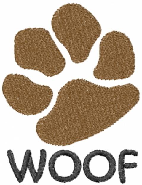 Picture of Woof Machine Embroidery Design