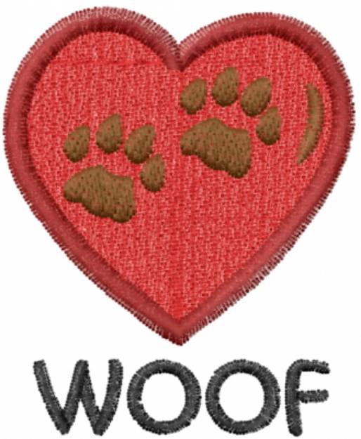 Picture of Woof Machine Embroidery Design