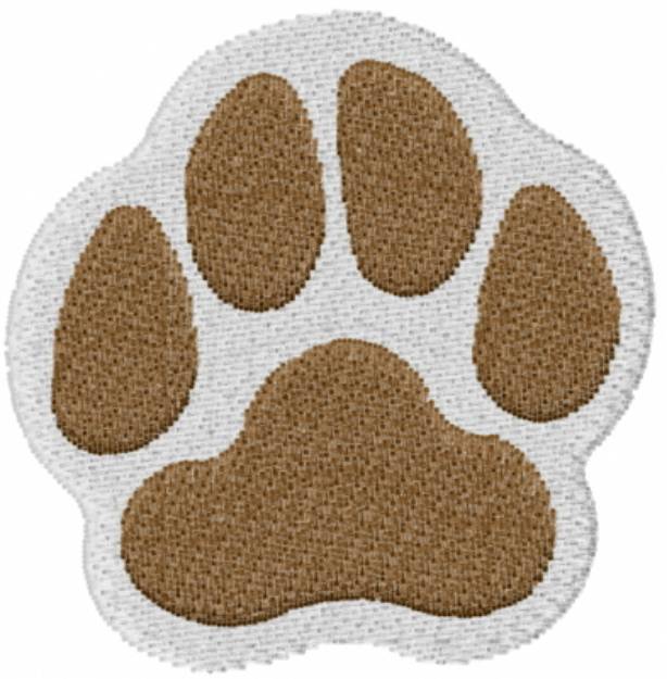 Picture of Paw Full Machine Embroidery Design