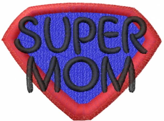 Picture of Super Mom Machine Embroidery Design