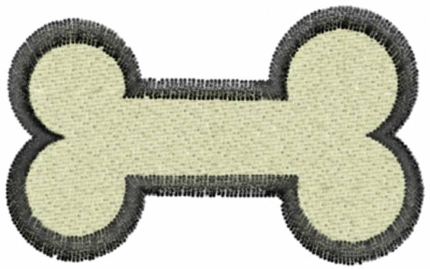 Picture of Horizontal Dog Bone Machine Embroidery Design