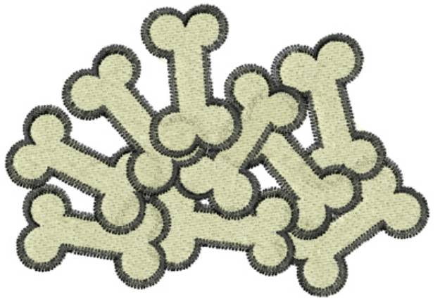 Picture of Bunch Of Dog Bones Machine Embroidery Design