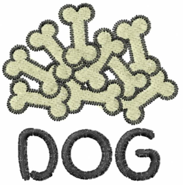 Picture of Dog Bones Machine Embroidery Design