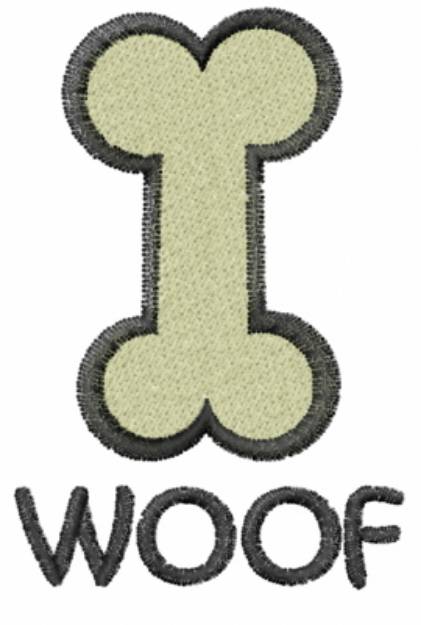 Picture of Bone Woof Machine Embroidery Design