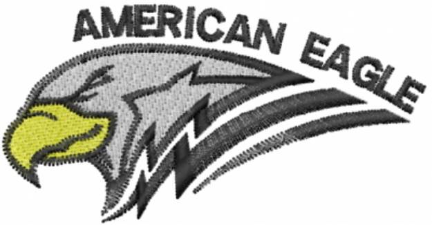 Picture of American Eagle Machine Embroidery Design