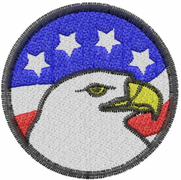 Picture of Eagle America Machine Embroidery Design