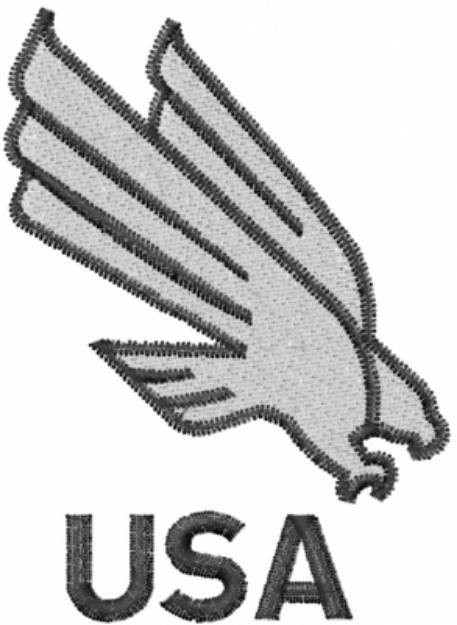 Picture of Eagle USA Machine Embroidery Design