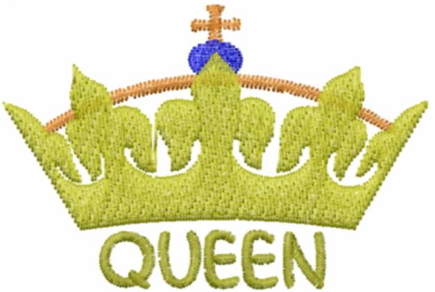 Picture of Crown Queen Machine Embroidery Design