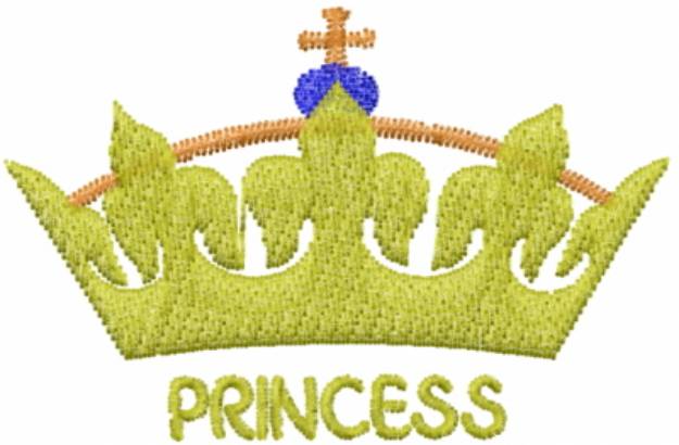Picture of Crown Princess Machine Embroidery Design