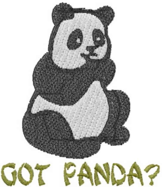 Picture of Got Panda Machine Embroidery Design