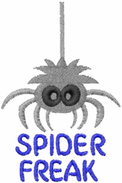 Picture of Spider Freak Machine Embroidery Design