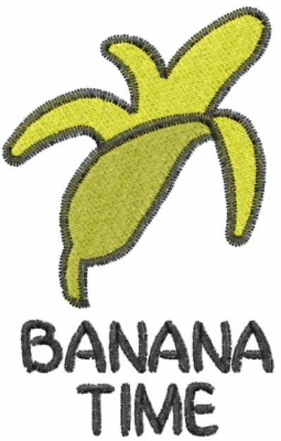 Picture of Banana Time Machine Embroidery Design
