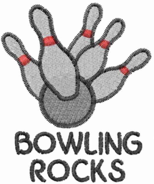 Picture of Bowling Rocks Machine Embroidery Design