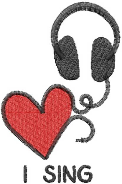 Picture of I Sing Machine Embroidery Design
