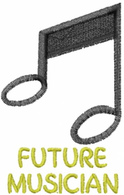 Picture of Future Musician Machine Embroidery Design